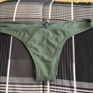 Green bikini bottoms